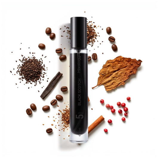 Black Scotch Eau de Parfum – Mixture Black Afghano + Blk Opium Unisex Perfume 0.34 Fl Oz (10ml)