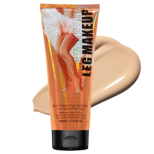 Leg Concealer Body Makeup Foundation – Full Coverage Cream for Veins, Scars, Blemishes – Smooths Skin Tone Waterproof & Long-Lasting Leg Makeup – 100ml (FAIREST)
