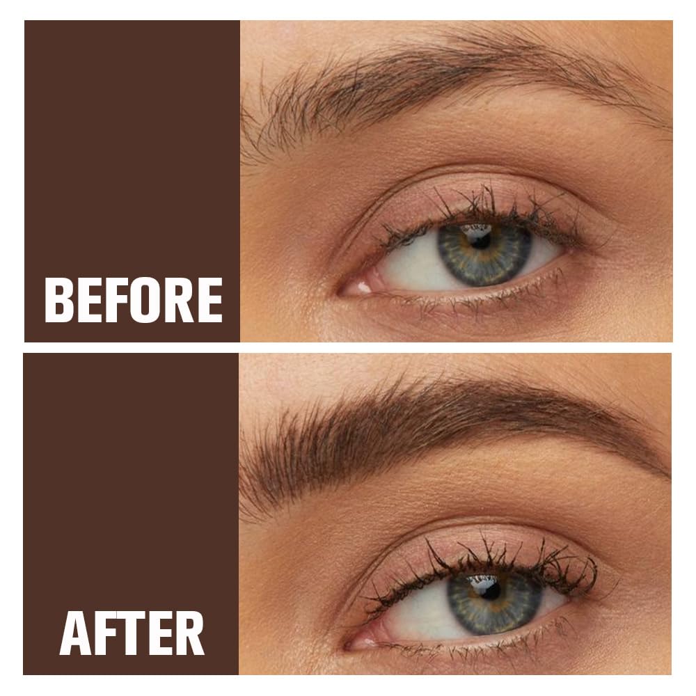 12Pcs Long Eyebrow Pencils Set - Brown Natural Look, for Eyebrows & Eyeliner, Waterproof & Sweat-Proof Wooden Hard-Core Brow Pencil with Sharpener, Long Lasting Makeup Kit for Beginners 103#