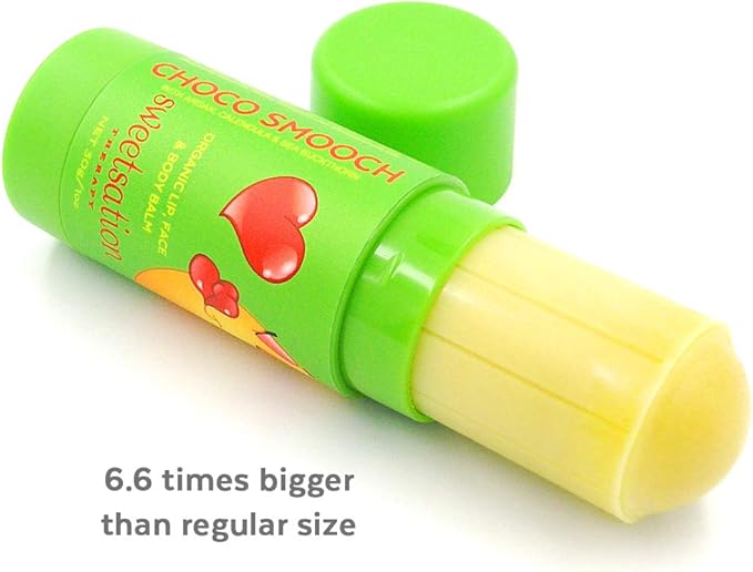 Choco*Smooch Organic Baby Lip & Face Balm, with Argan, Calendula and Sea Buckthorn, 22.18 ml