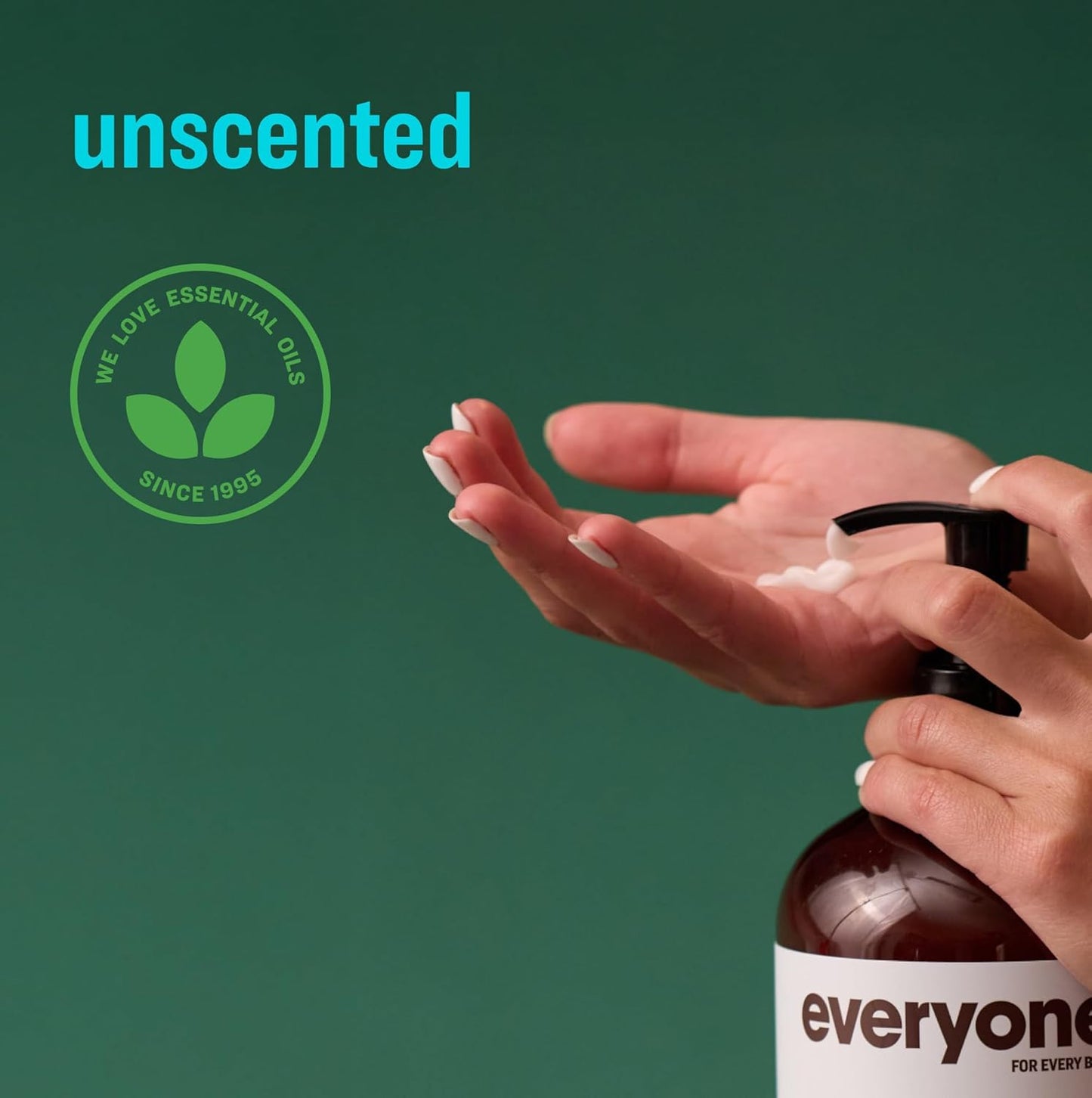 Everyone 2-in-1 Lotion for Hands/Body, 8 ounce (Pack of 2) Unscented made for Men and Women