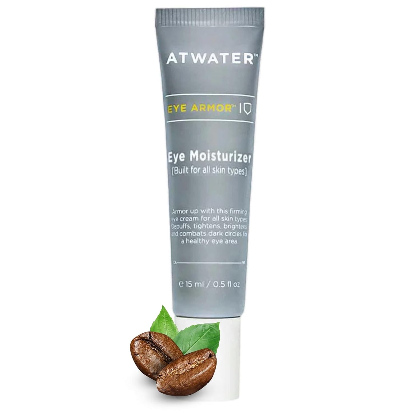 ATWATER Men's Eye Cream, Anti-Aging Under Eye Treatment for Circles, Puffiness and Fine Lines, Hydrating Face Moisturizer for Men - 0.5 oz