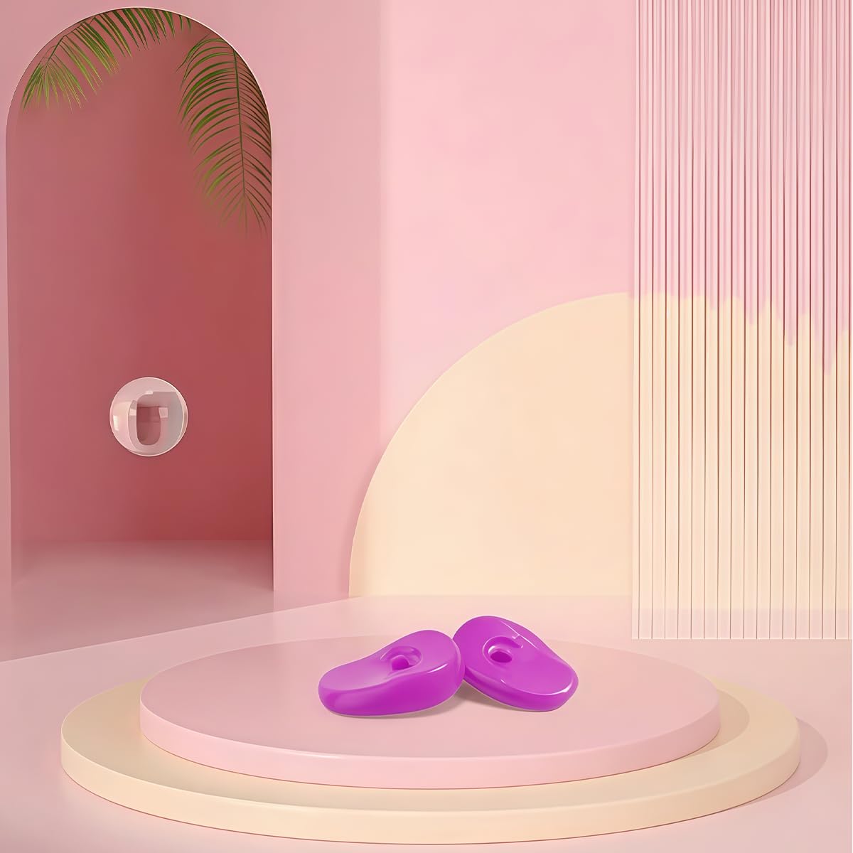 3 Pairs Reusable Silicone Ear Covers Waterproof Hair Dye Protectors for Salon Home Hair Coloring Ear Guards