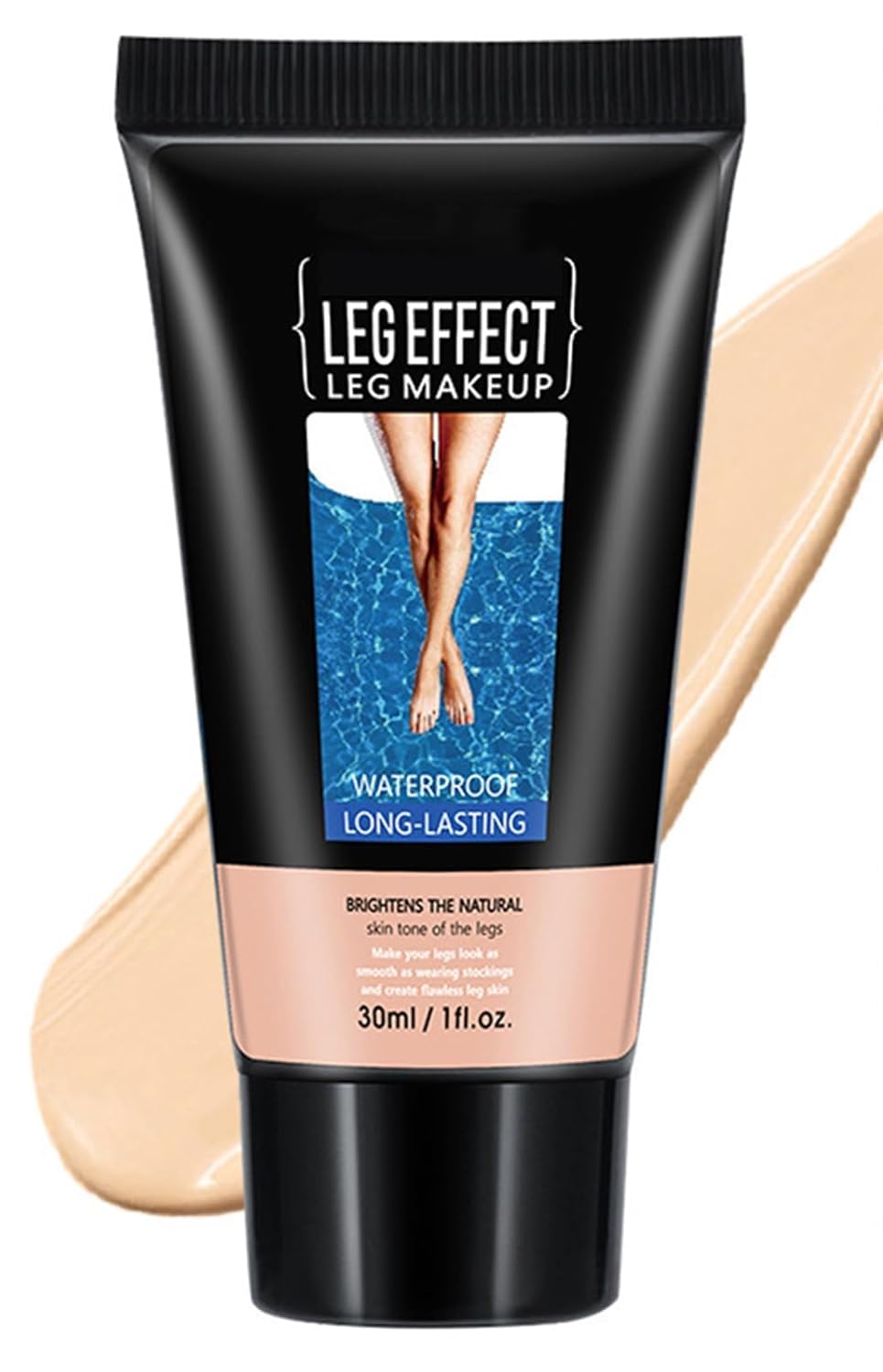 Leg Makeup Waterproof No Transfer,Body Coverage Perfector,Fade the Skin Color of Legs, Effectively Cover the Scars of Legs and Body,Highly Body Concealer (FAIREST GLOW)