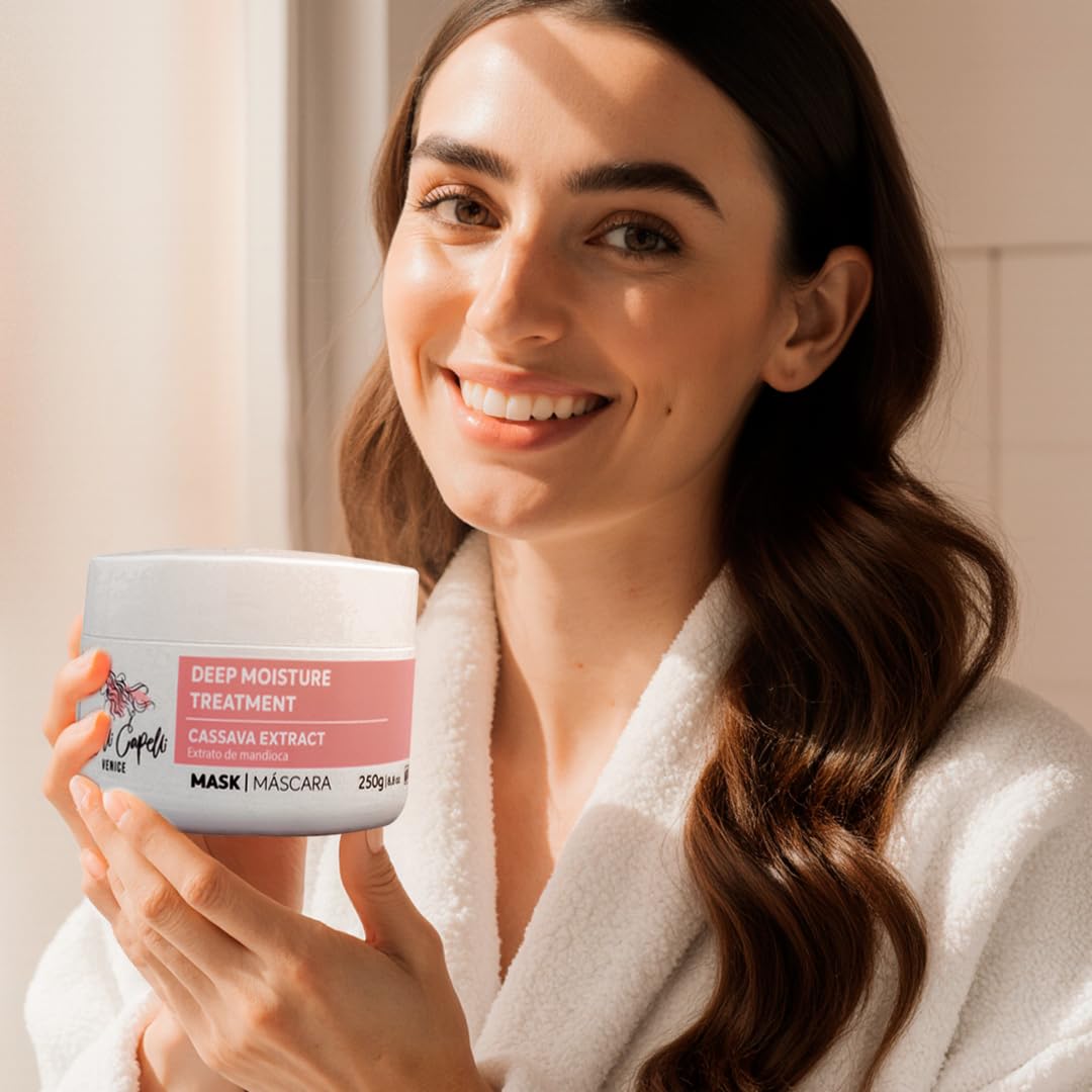 I Belli Capelli Venice Cassava Extract & Argan Oil Hair Mask - (8.8 oz /250g)