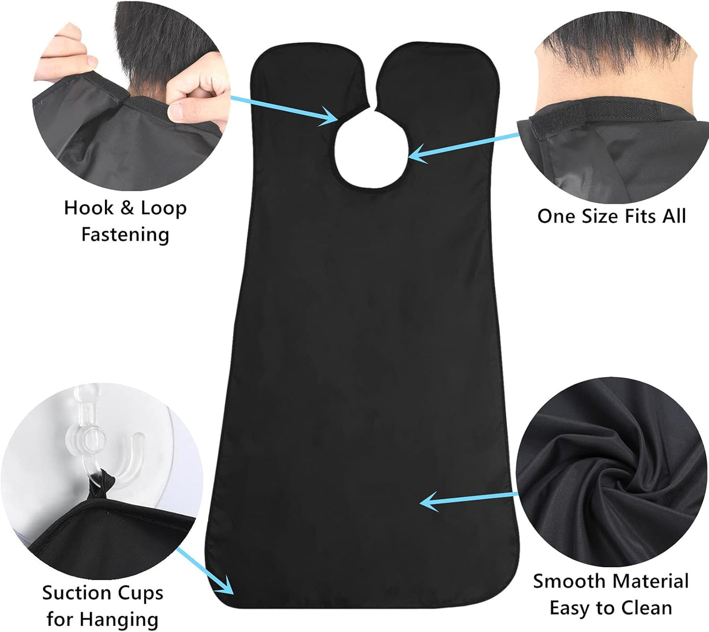 Beard Bib Apron Fathers Day Stocking Stuffers Christmas Anniversary Valentines Day Gifts for Men Dad Him Boyfriend Husband form Daughter Son Wife