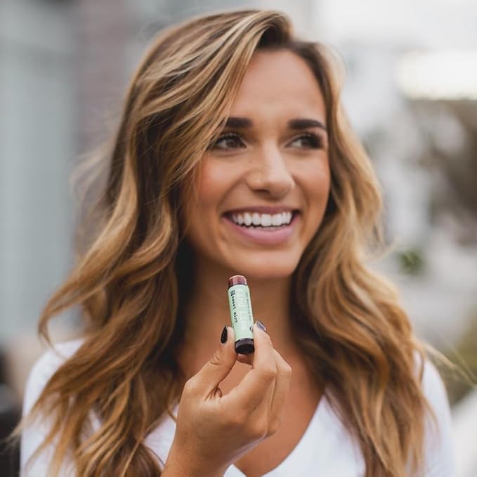 Mint Lip Balm Kind Lips Organic 3-Pack | Extra Minty, Hydrating, Gluten-Free, Moisturizing, Natural, Cruelty-Free, USDA Certified, Non-Greasy, Mint Chapstick