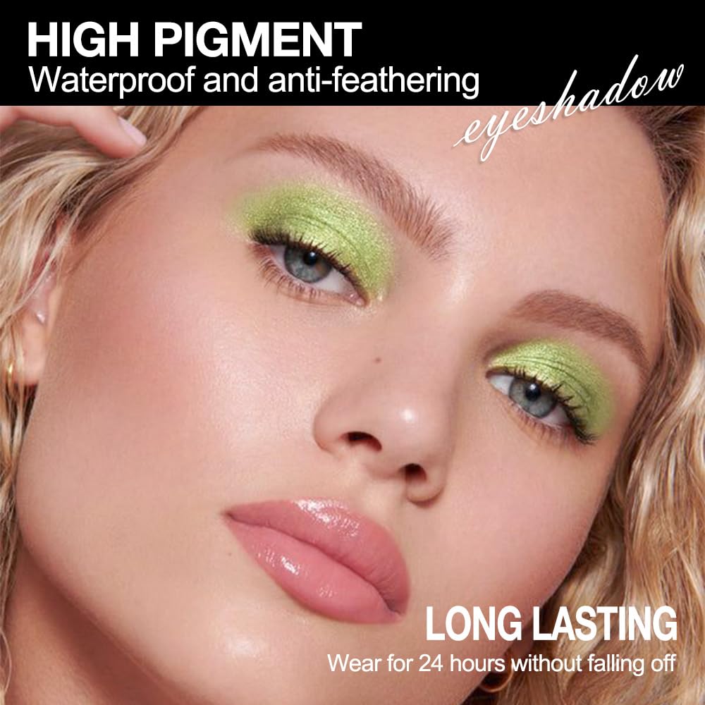 Twelve Eye Shadow Palette, Pink Red Brown Bronze Black Green Champagne Gold Rose Gold Eyeshadow Palette Makeup, Highly Pigmented Pressed Powder,Blendable Matte and Shimmer for Woman girls Eyes 03