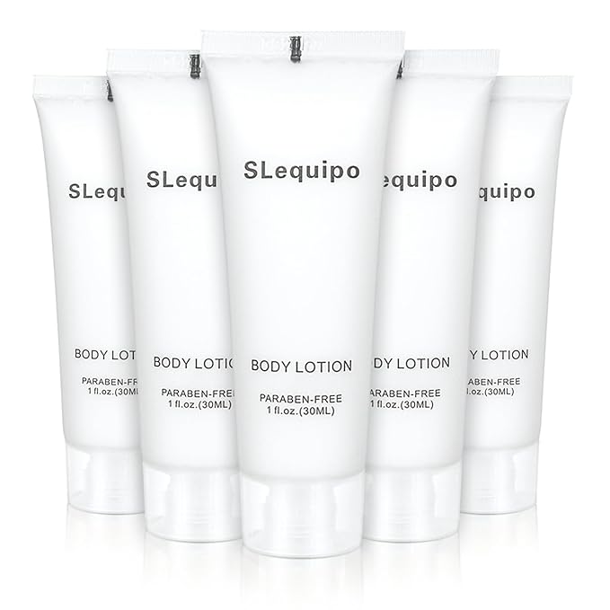 Travel Size Body Lotion Bulk (1 fl oz, 30 Pack), Refreshing Hotel Body Lotion, Mini and Small Size Body Lotion, Guest Hotel Toiletries in Bulk - Mini Body Lotion, Clear Container