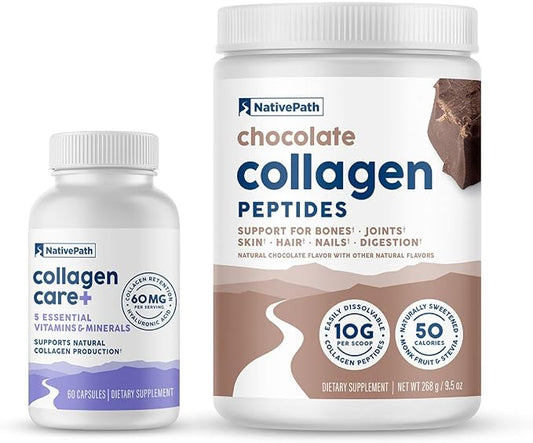 NativePath Collagen Duos - Chocolate Collagen, Collagen Care+