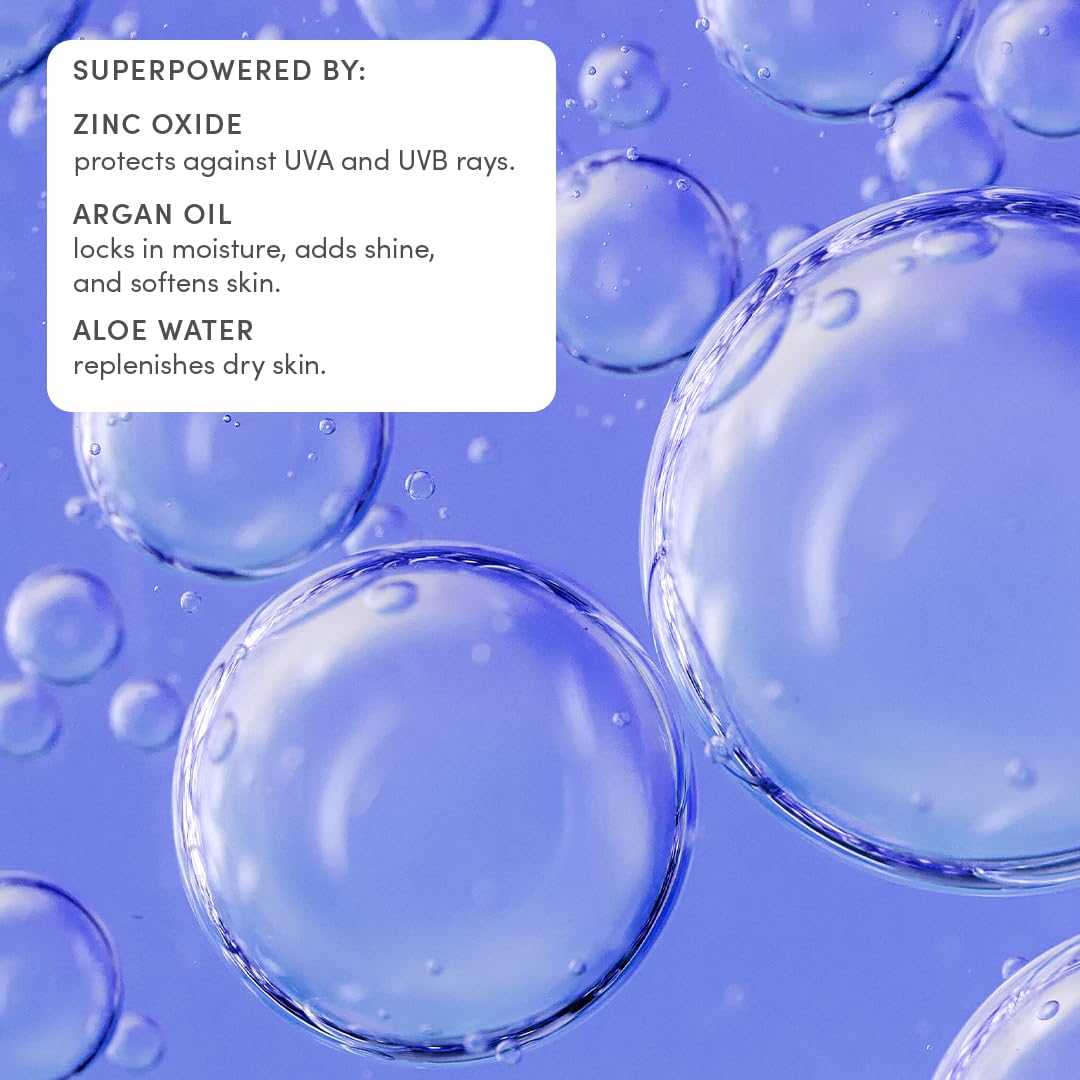 Evereden SPF50 Fluid Silk Mineral Kids Sunscreen: Clean Cooling Non-Nano UVA, UVB, & IR Protection for Sensitive Skin - Sheer, Lightweight, & Waterproof for Up to 40 Mins - Beach Day Toddler Sunscreen