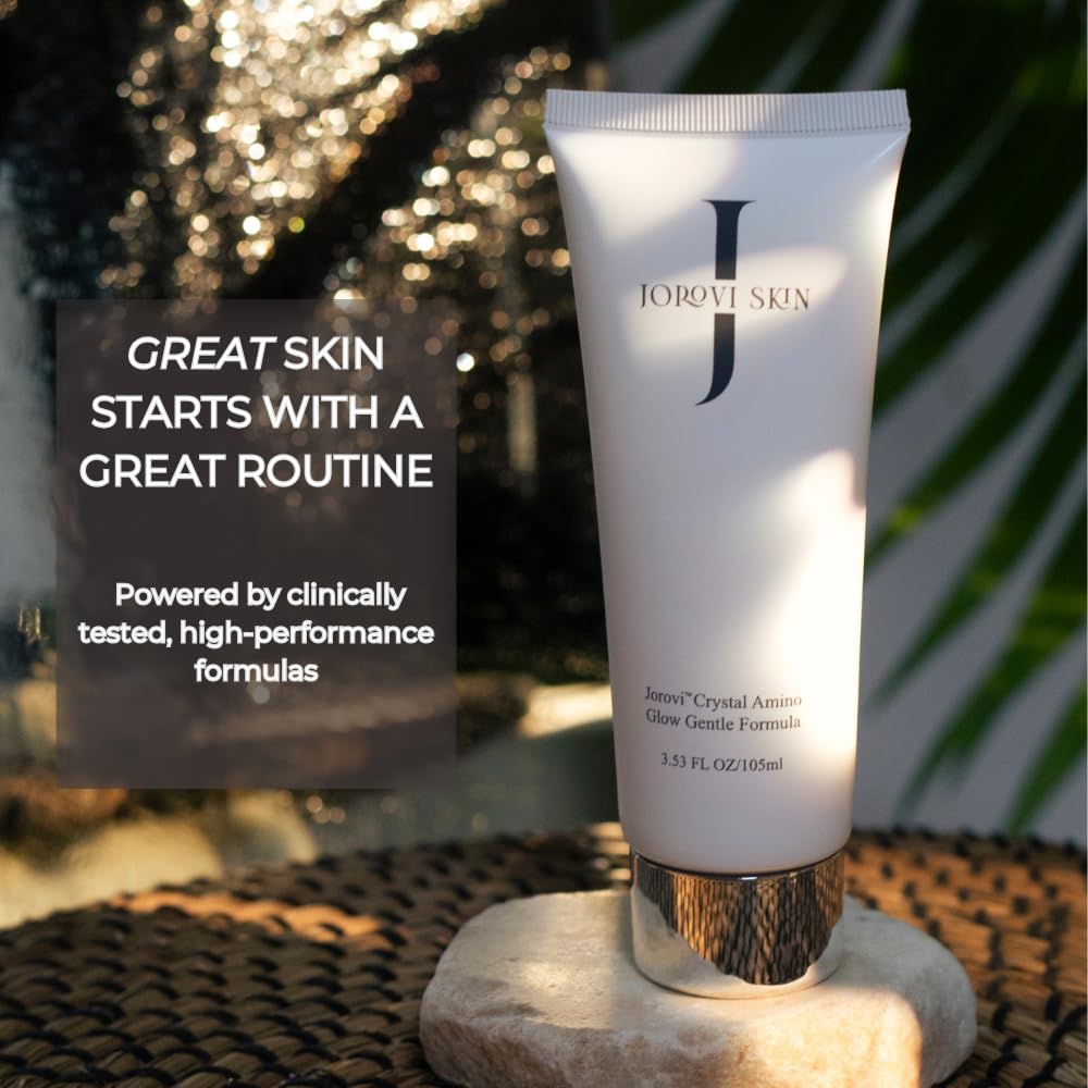 Jorovi Beauty Complete Skincare Set -6- Piece Regimen with Cleanser, Toner, Face Serum, Eye Cream, Facial Moisturizer, and SPF 50 Lotion Kit for Women & Teens (Skin care Gift Set)