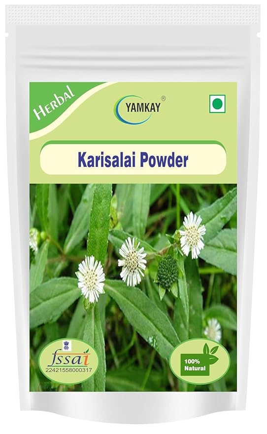 Eclipta Prostrata | Karisalai | Karisalankanni | Bhringraj powder | False Daisy Powder | Hair Growth | Organic Herbal Powder for Beautiful Hair 100% Natural (700 GM)