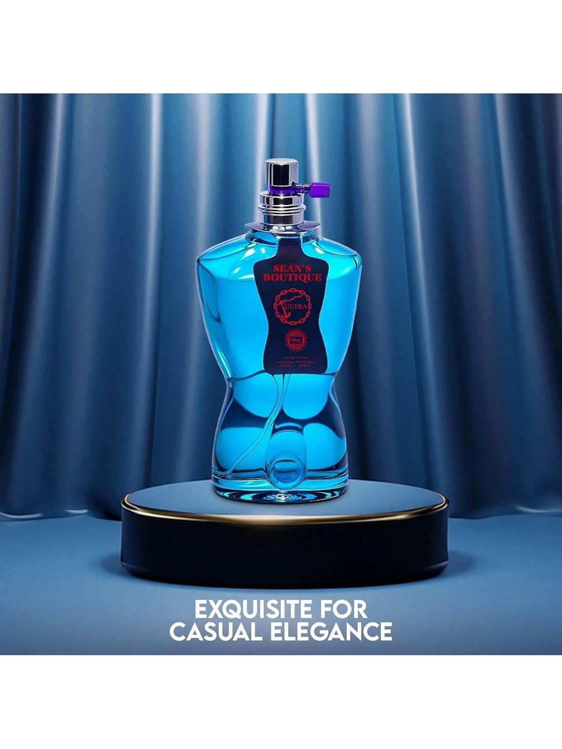 2PCS Valentine Milano/Sean Ultra Eau De Toilette for Men-Fresh,Romantic Scent Perfume for Men 3.4 Fl Oz Each Mens Cologne For All Skin Daily Used