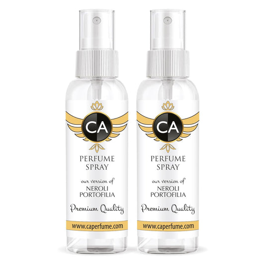 CA Perfume Impression of Neroli Portofilia For Women & Men Replica Version Fragrance Dupes Eau de Parfum Spray Refillable Bottle 2 Fl Oz/60ml X2