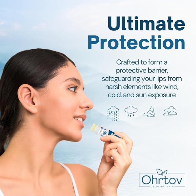 Beef Tallow Lip Balm – Natural Tallow Beeswax Chapstick – Hydrating Moisturizer Grass Fed Bison Tallow Balm Lip Care – Soothes Chapped, Dry Lips, Sensitive Skin – Long Lasting & Vitamin Rich USA-Made