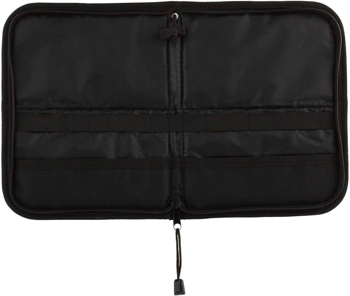 Creative Mark Folding Paint Brush Easel & Travel Case 9" Long - Compact Brush Holder Organizer for Short Handled Paintbrushes - Durable Paint Brush Bag for Storage - Holds up to 20 Brushes