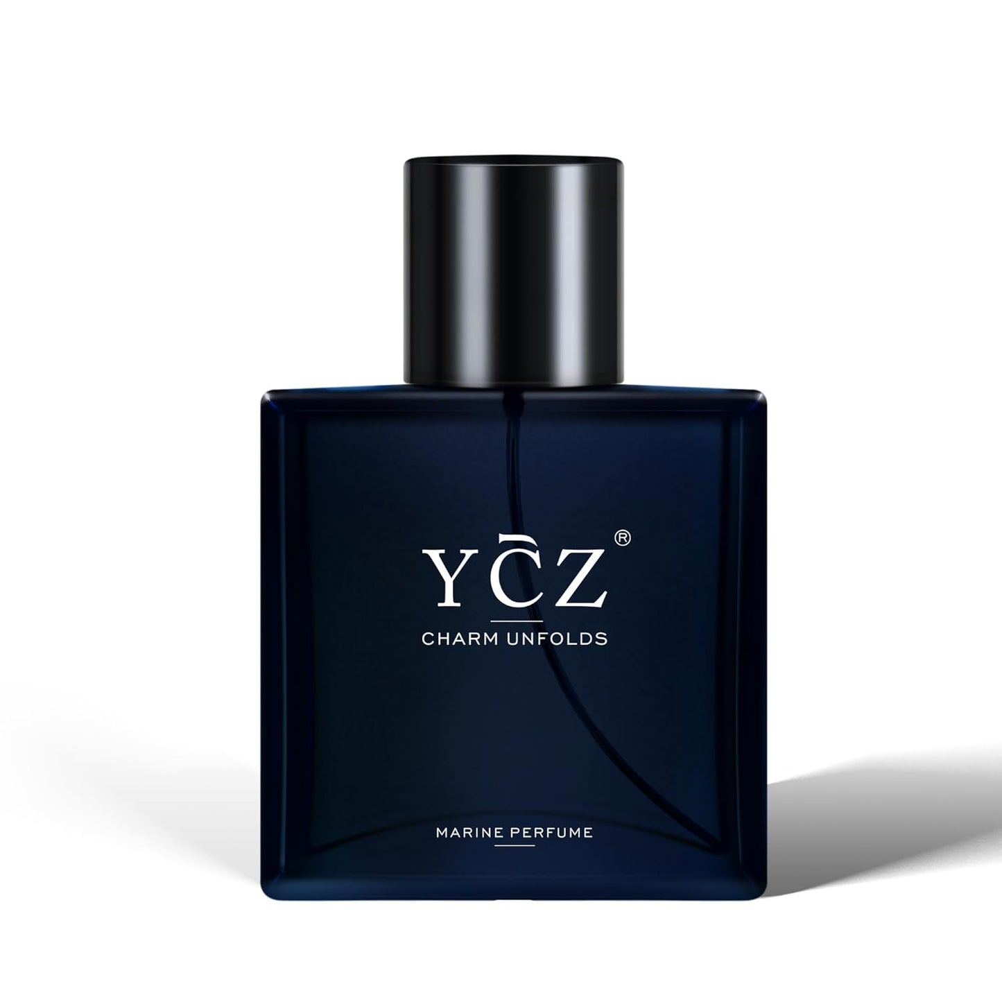 Ycz Charm Unfolds Marine Perfume for Men, 1.7 oz. Long Lasting Eau De Parfum Cologne For Men, Oriental Woody Fragrance - Ideal Special Occasions, Making it the Ideal gentlemen’s Gift