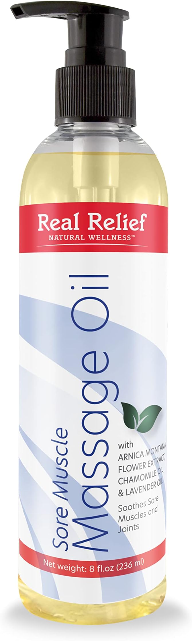 Arnica Montana Massage Oil with Chamomile & Lavender Essential Oil, Soothe Sore Muscles, Joints & Body, Relaxing Massage Therapy Oil for Personal or Professional use, 8 fl. Oz.