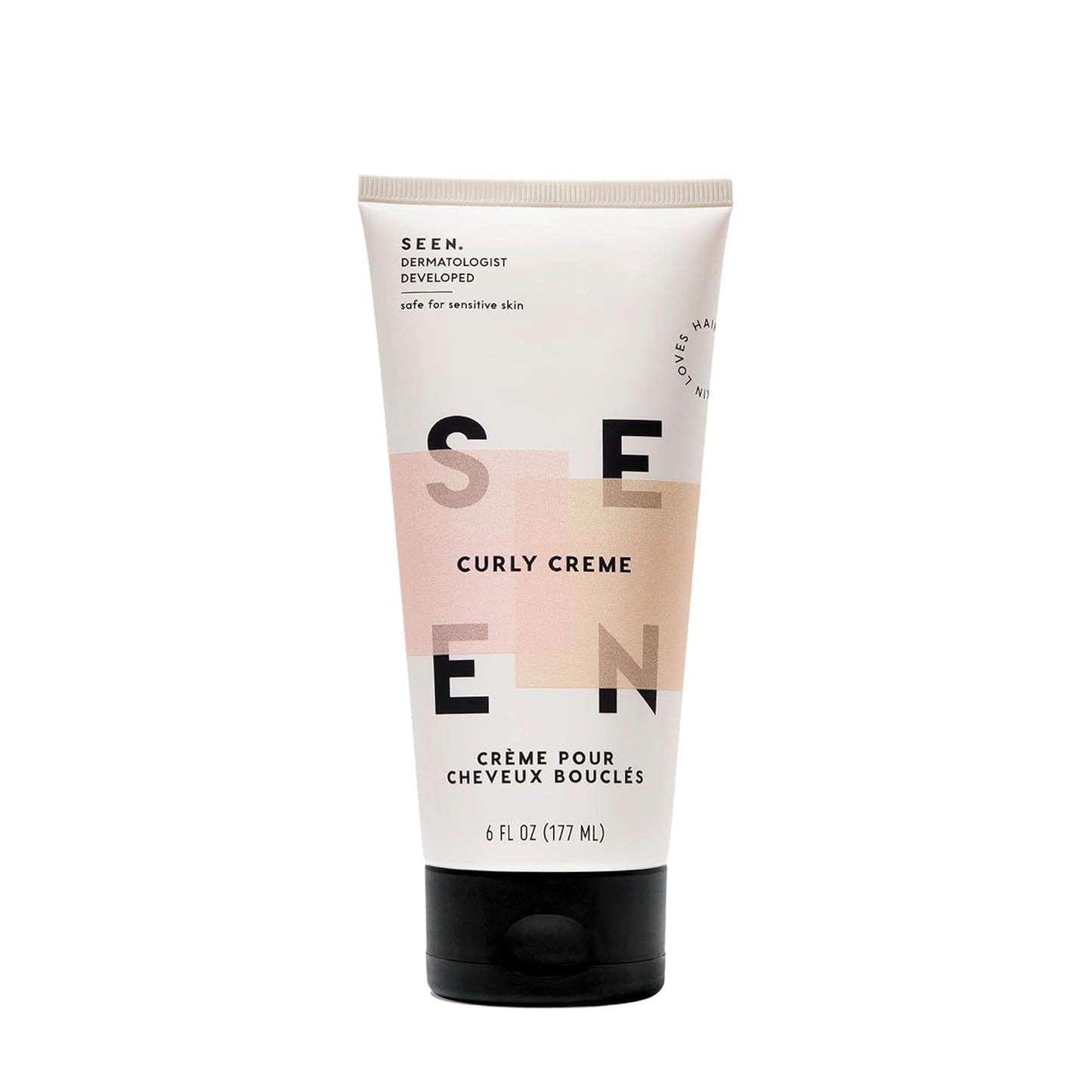 SEEN Curly Creme - Scented - Non-Comedogenic & Curl Defining Styling Hair Cream- Reduces Frizz- Heat Protectant- Safe for Sensitive Skin