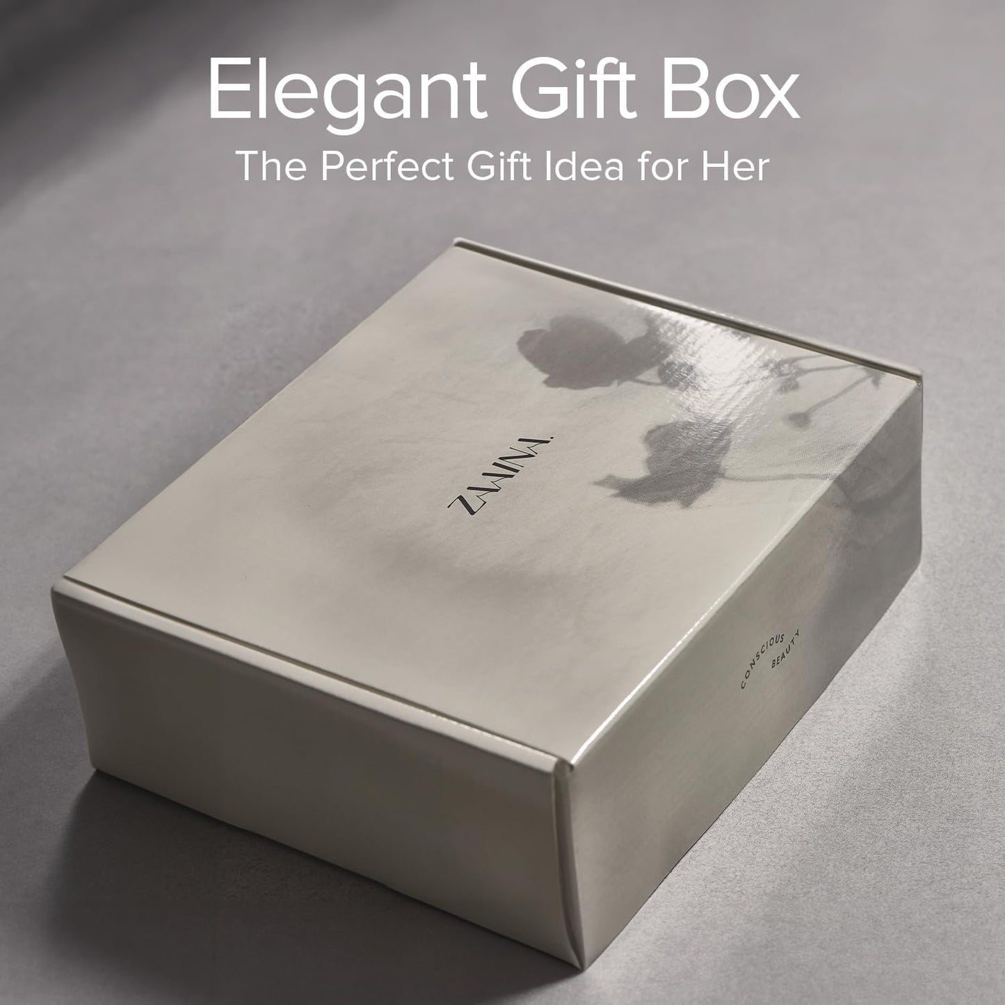 ZAAINA Spa Gift Set for Her - Relaxation Spa Kit for Women, Handmade in USA, Pampering At Home Bath and Body Self Care Spa Package, Luxury Spa Birthday Gifts for Women, Spa Gift Basket for Mom