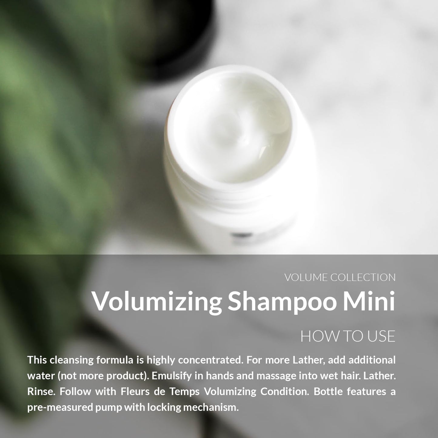 Number 4 Mini Volumizing Shampoo, Volumizing Hair Shampoo. Lightweight, Moisturizing, Color Protecting, Travel Size, 1.5 oz