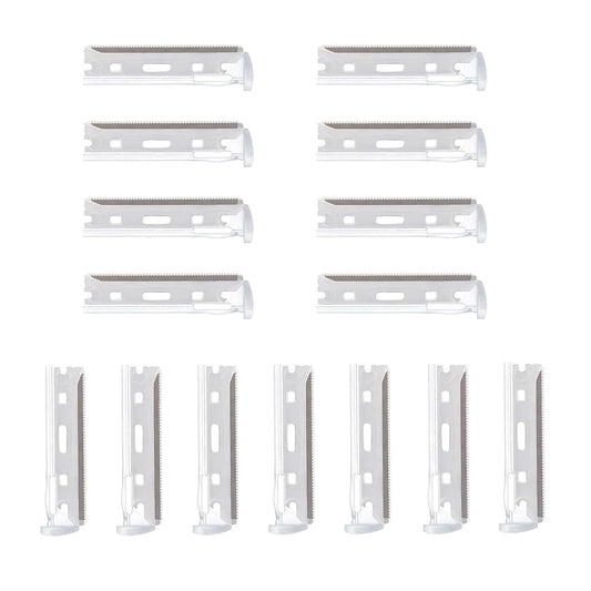 15-Pack Facial Razor Refill Blades – Compatible with Tweezerman Razors, Precision Stainless Steel Replacement