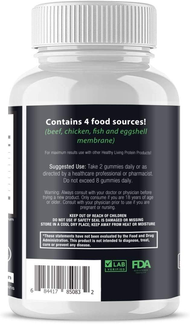 Healthy Living Proteins Bundle - 10oz Bovine Collagen Powder & 90ct Multi Collagen Gummies