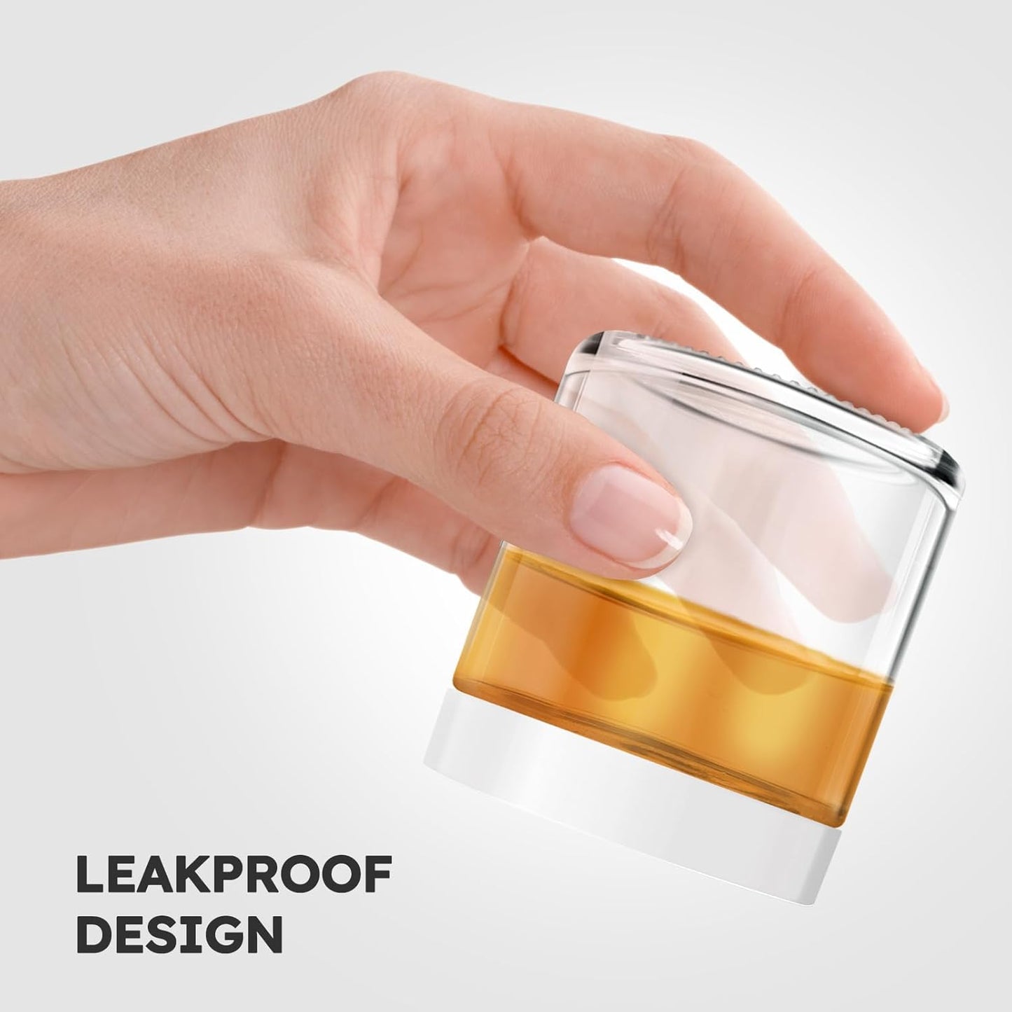 Tecohouse 4 oz Glass Jars with Lids, 48 Pack Clear Cream Canning Mason Jars with Lids, White Labels & Inner Liners, Empty Airtight Round Clear Slime Containers for Spice, Lotion, Ointments