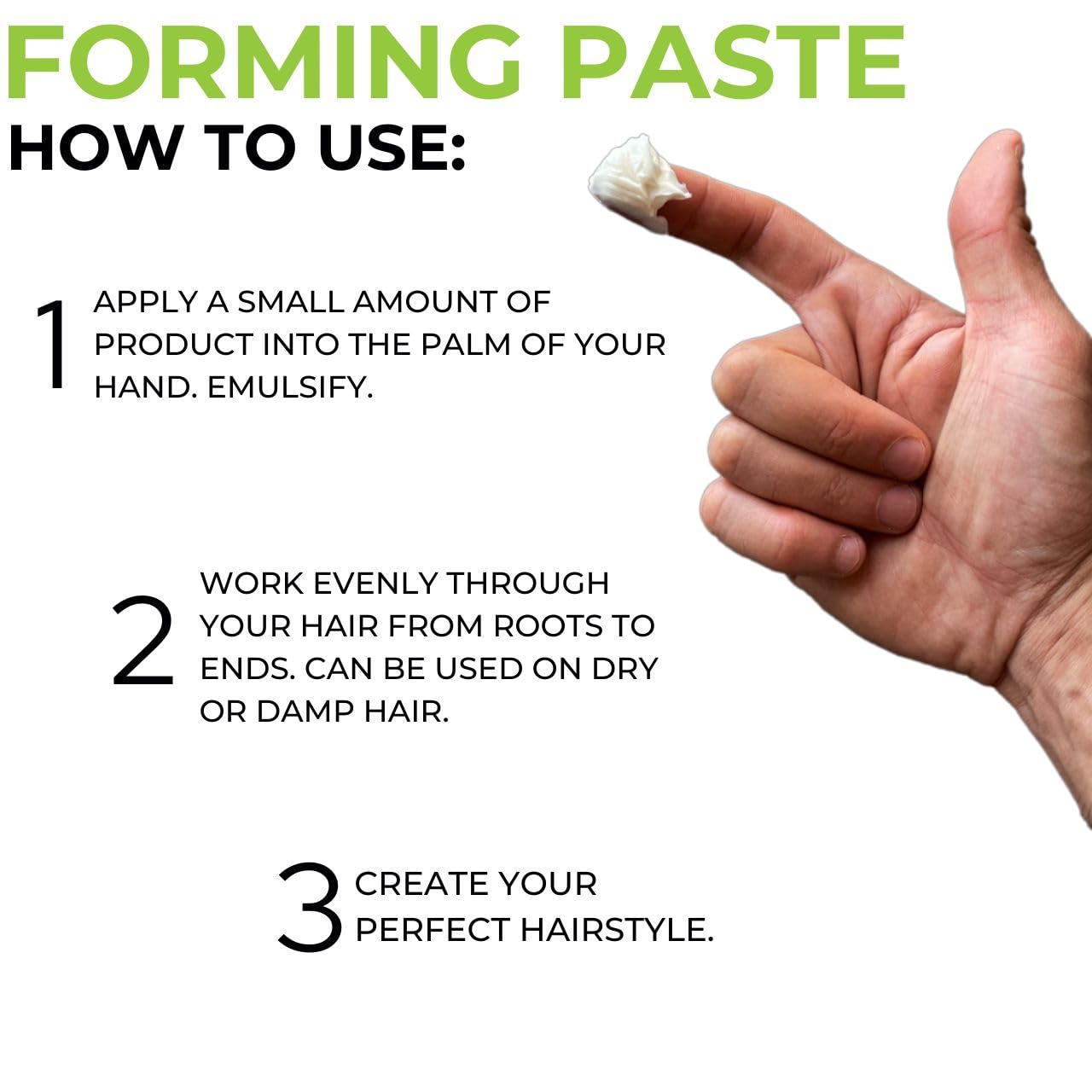 TRENDSTARTER - FORMING PASTE 2oz Travel Size with Free Matte Wax (0.25oz) & Forming Paste (0.25oz) Samples - Gift Box Included - Pomade Gift Set