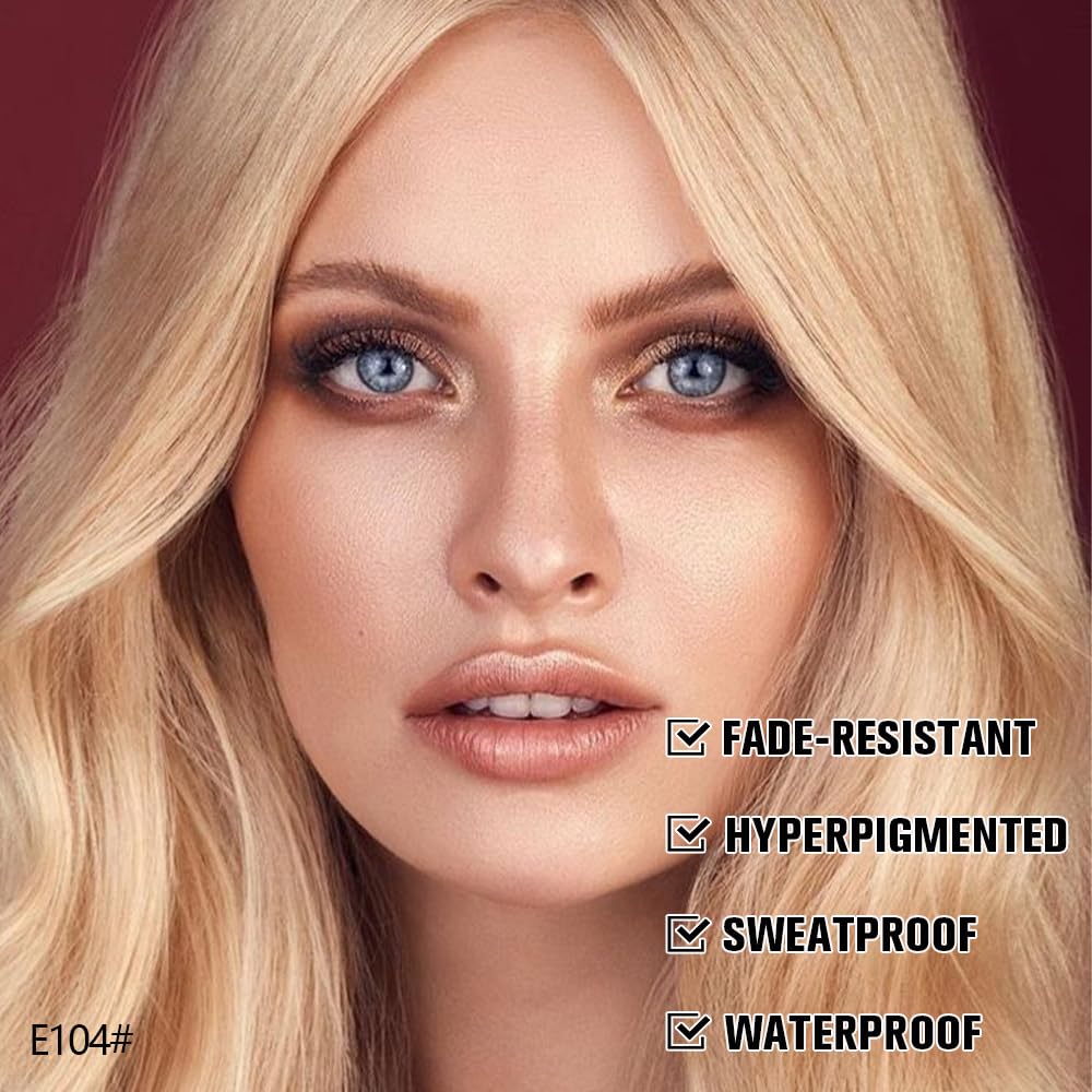 6Pcs Light Brown Eyebrow Pencils for Women,Wooden Hard-Core Eyebrow Eyeliner Pencil,Sharpener Included,Long Lasting Waterproof Sweat-proof Create a Natural Eye Brow Makeup,Beginner Brow Pencil