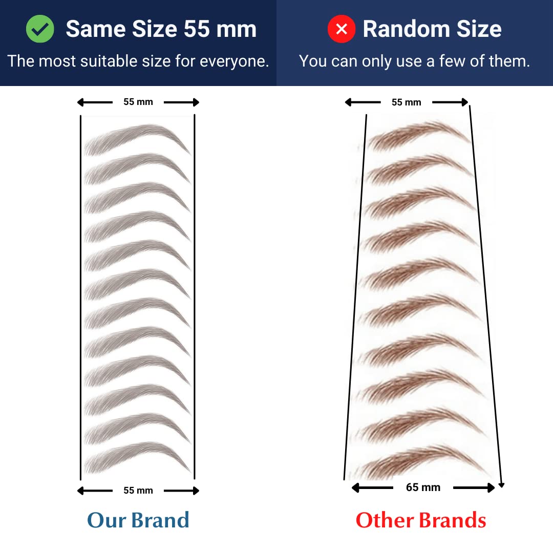 Bliss and Beyond USA | Microblading & Shading Tattoo | A combination of hair stoke and powdered brows | Non-toxic | Vegan friendly (Dramatic Hollywood, Light Brown)