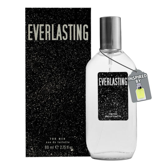 Cologne for Men – INSPIRED by A WORLD RENOWNED MEN’S PERFUME – Juniper, Pine, Tobacco, Oakmoss – Bold, Masculine, Earthy, Long-Lasting Eau De Toilette 80 ml (Everlasting for Men 80ml)