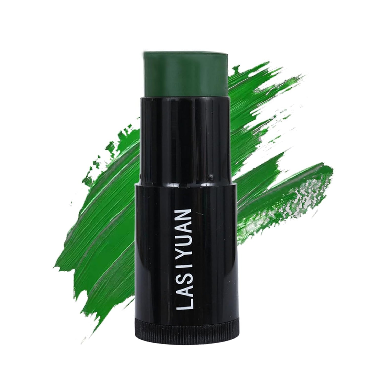 Face Body Paint Stick (GEEEN)，Water Resistant Sports Body Makeup Athletes Softball， Football Baseball Eye Stick， Professional Halloween Face Makeup Kit ，for Halloween costume， Zombie Clown Vampire