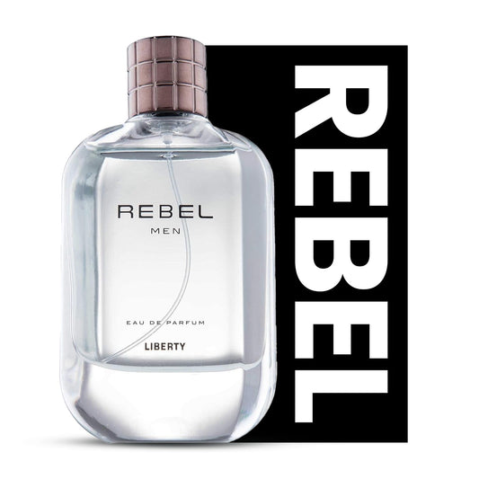 Liberty Luxury Rebel Perfume for Men 100ml, Powerful Long Lasting Eau De Parfum with Spicy Woody Notes Masculine Fragrance for the Modern Rule Breaker, men cologne, Gift For Men,100ml