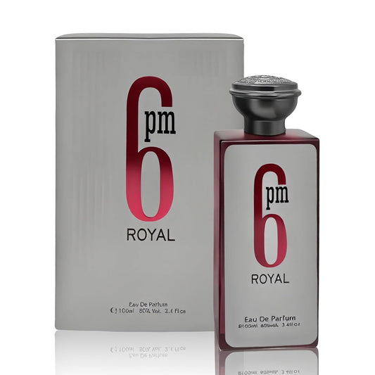 Cologne for Men 6PM Royal 3.4 Fl Oz Eau de Toilette Spray Noted with Mandarin,Pineapple,Cedarwood,Vanilla,Ambergris and Musk Fragrance Alcohol-Free Luxury Men's Perfume for Daily Use