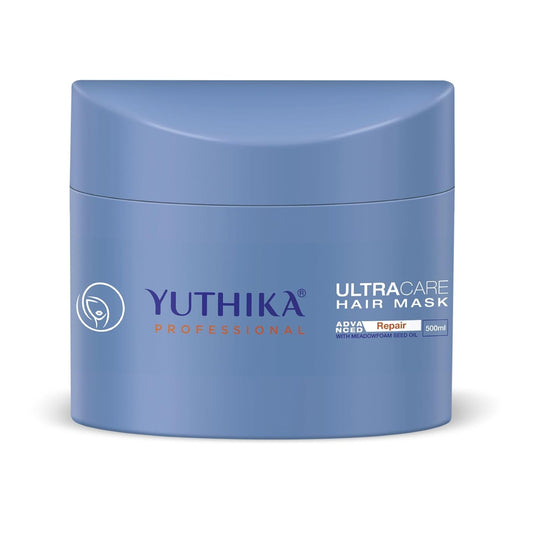Yuthika Professional UltraCare Hair Mask for Damaged Curly & Frizzy Tangled Hair Advanced Repair Formula Support Hair Growth (500 ML / 16.90 Fluid Ounce)