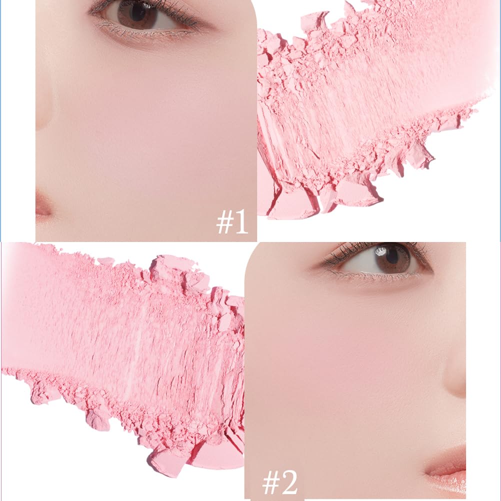 4 Color Matte Pink Eyeshadow Palette – Light Rose Baby Pink Dusty Mauve Soft Lilac eye shadow, Long-Lasting Blendable Powder Eye Makeup for Natural & Glam Looks (4 colors Purple Pink)