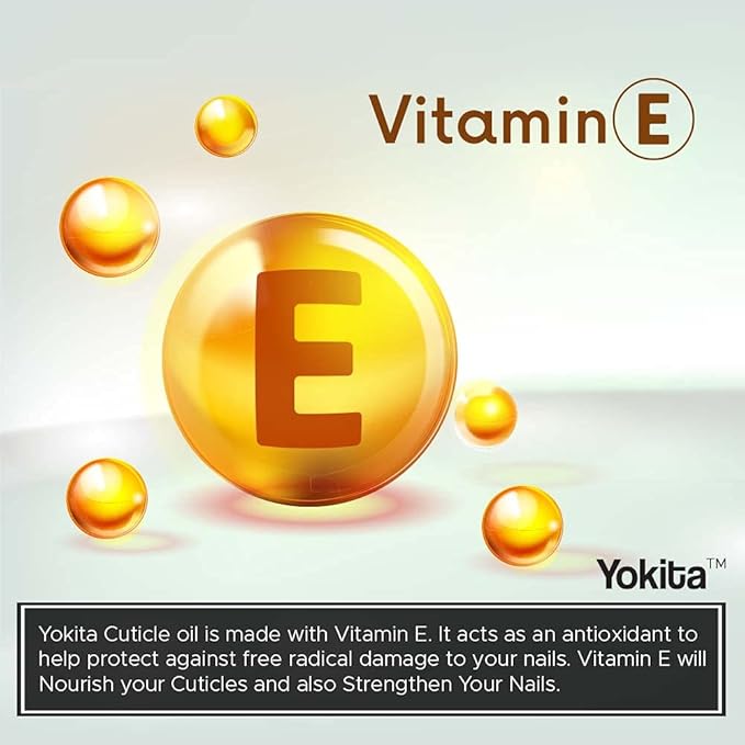 Premium Brush On Cuticle Oil Milk and Honey Natural Healing Infused, Soothes and Moisturizes Cuticles with Vitamin E 0.5 oz (Pomegranate)