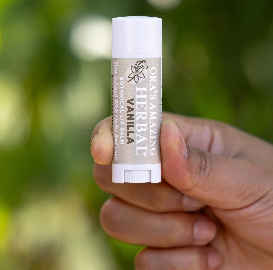 Soothing Natural Vanilla Lip Balm, Beeswax, Calendula Lip Balm, Dry Cracked Lips, Perioral Dermatitis, Organic Coconut Oil No Synthetic Fragrance