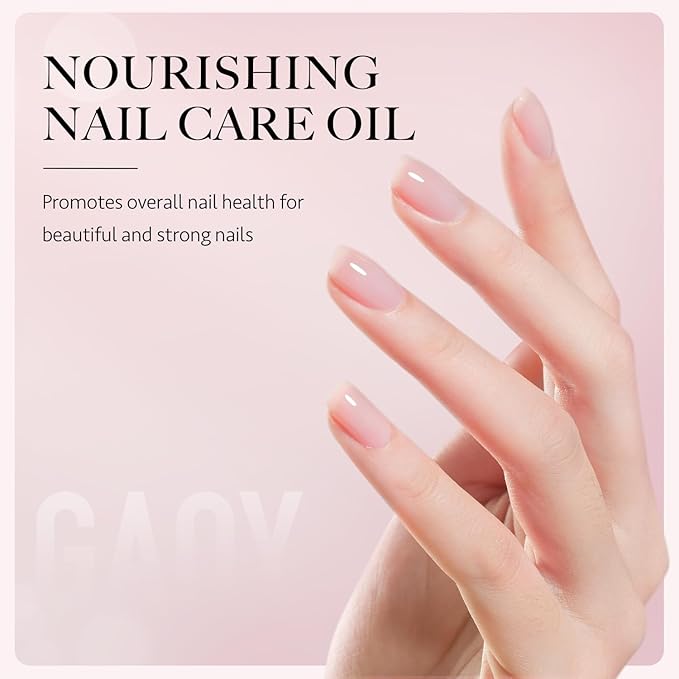 GAOY Cuticle Oil Pen Set, 6Pcs Manicure & Pedicure Accessories with Vitamin E for Nourished and Revitalized Nails, Professional Nail Growth Treatment & Repair Kit