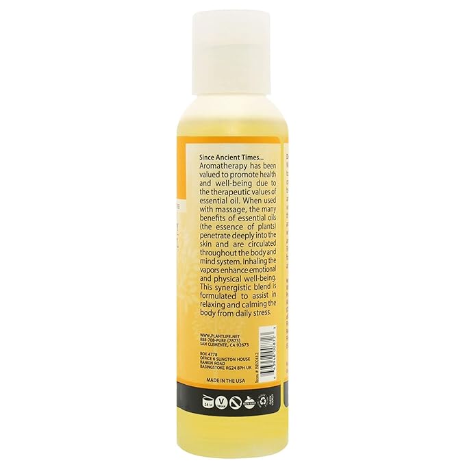 Plantlife Massage Oil 3-Pack - Absorbs Deeply into The Skin and is Circulated Throughout, Providing Optimum Benefit to The Mind and Body - Made in California 4 oz