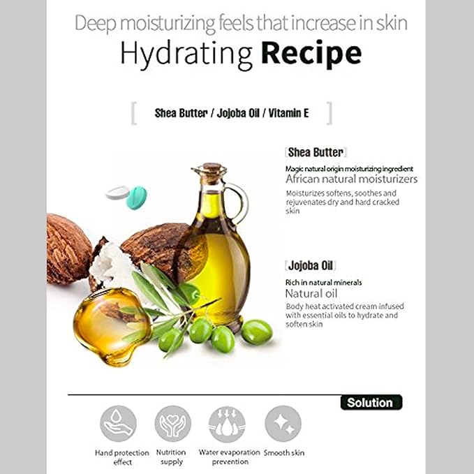 Epielle Hydrating Foot Masks, 6 Pairs Moisturizing Socks for Dry, Cracked Feet, Restores and Softens Skin with Jojoba Oil and Shea Butter, Korean Skincare, Mother's Day Gifts, Teacher's Appreciation