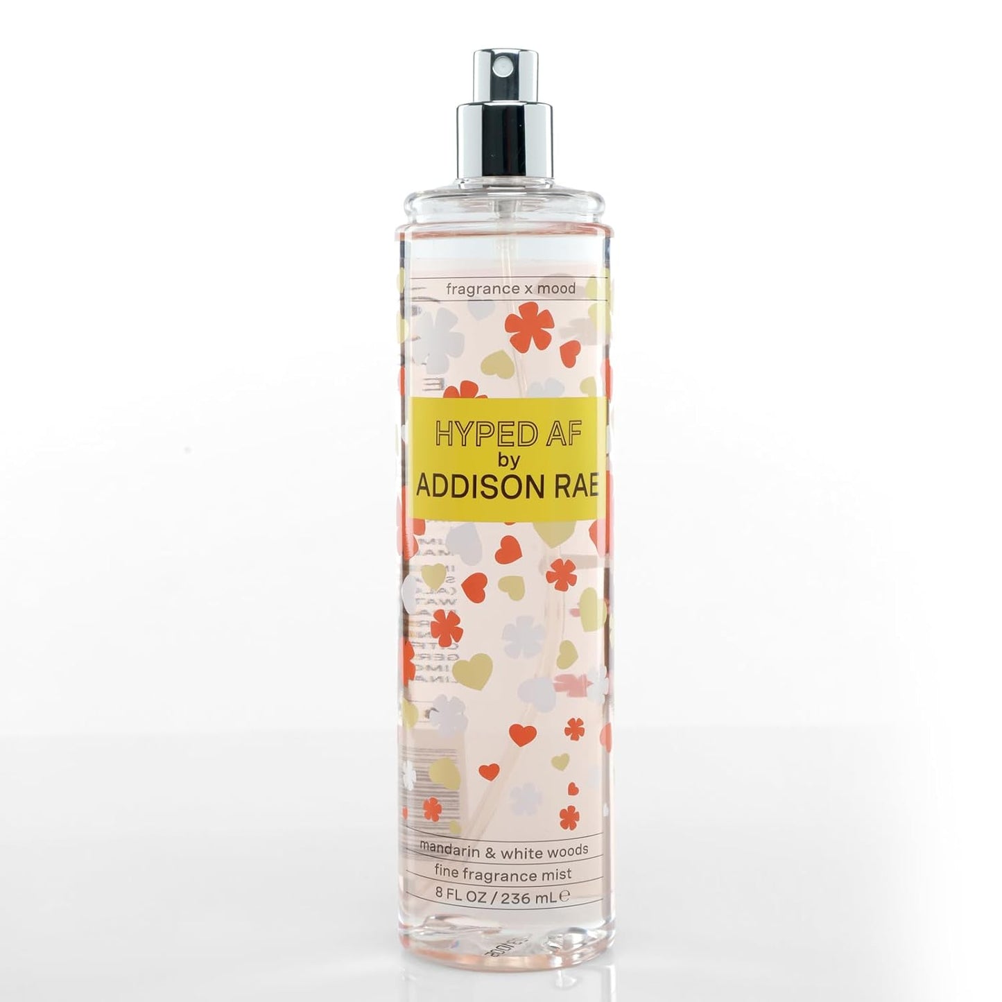 Addison Rae Hyped Body & Hair Mist for Women - Woody Citrus Feminine Scent - Body Spray Opens with Mandarin and Blood Orange - Long-Lasting, Everyday Wear Fragrance for Her - Vegan, Cruelty Free - 8oz