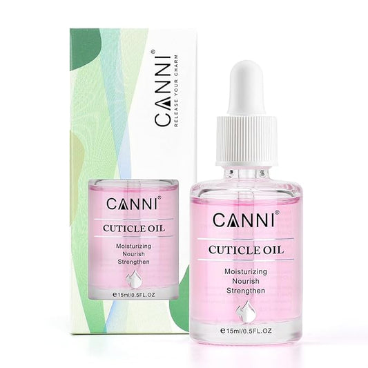 CANNI 15ml Cuticle Oil Nail Oil Cuticle Oil Care for Nail, Moisturizes and Conditions Skin, Stronger Nails Spa and Hand Manicure Essentials for Repaired Thin Nails DIY Home Nail for Women