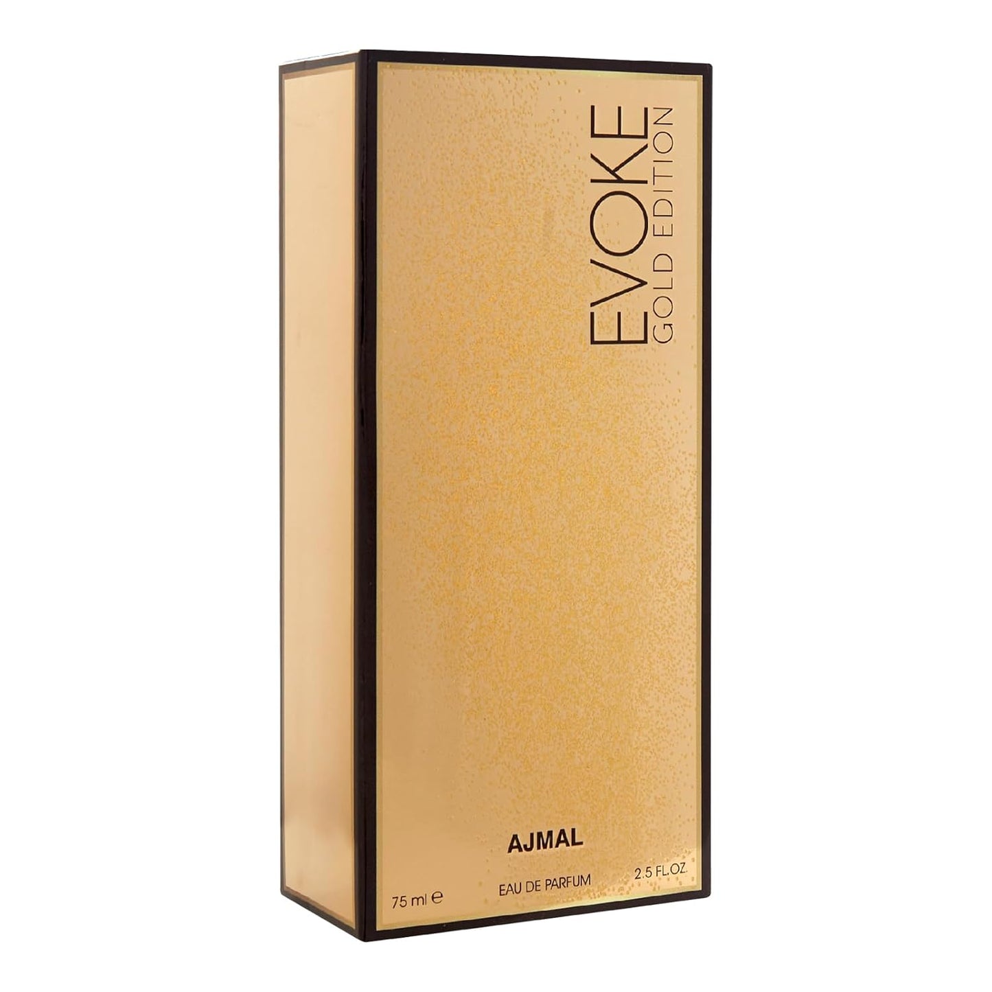 Ajmal Evoke Gold Edition Eau de Parfum 2.5 oz / 75 ml for Men and Women | Fresh Spicy & Woody Oriental Fragrance | Long-Lasting Dubai Luxury Scent