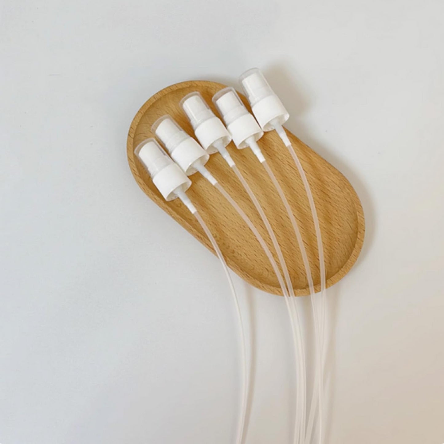 10 Pcs Spray Bottle Top, Nozzle Sprayer Tops, Replacement Pump for Essential Oil Bottles, Dispenser Caps Fine Mist Sprayer for Cosmetic(24/410 Cap Size) white