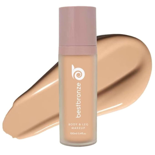Best Bronze Bombshell Body Makeup - Tattoo Cover Up Makeup & Body Foundation Waterproof - Tattoo Concealer Waterproof for Scars, Varicose Veins Cover Up & Leg Foundation (NC15 Light Beige Golden)