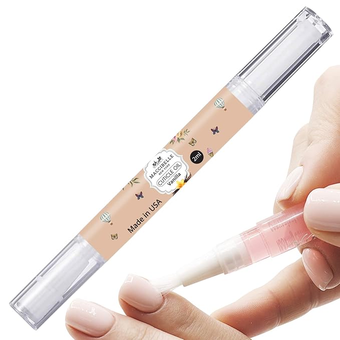 Maccibelle Pure Cuticle & Nail Oil Pen 2ml Heals Dry Cracked Cuticles (Sweet Vanilla)