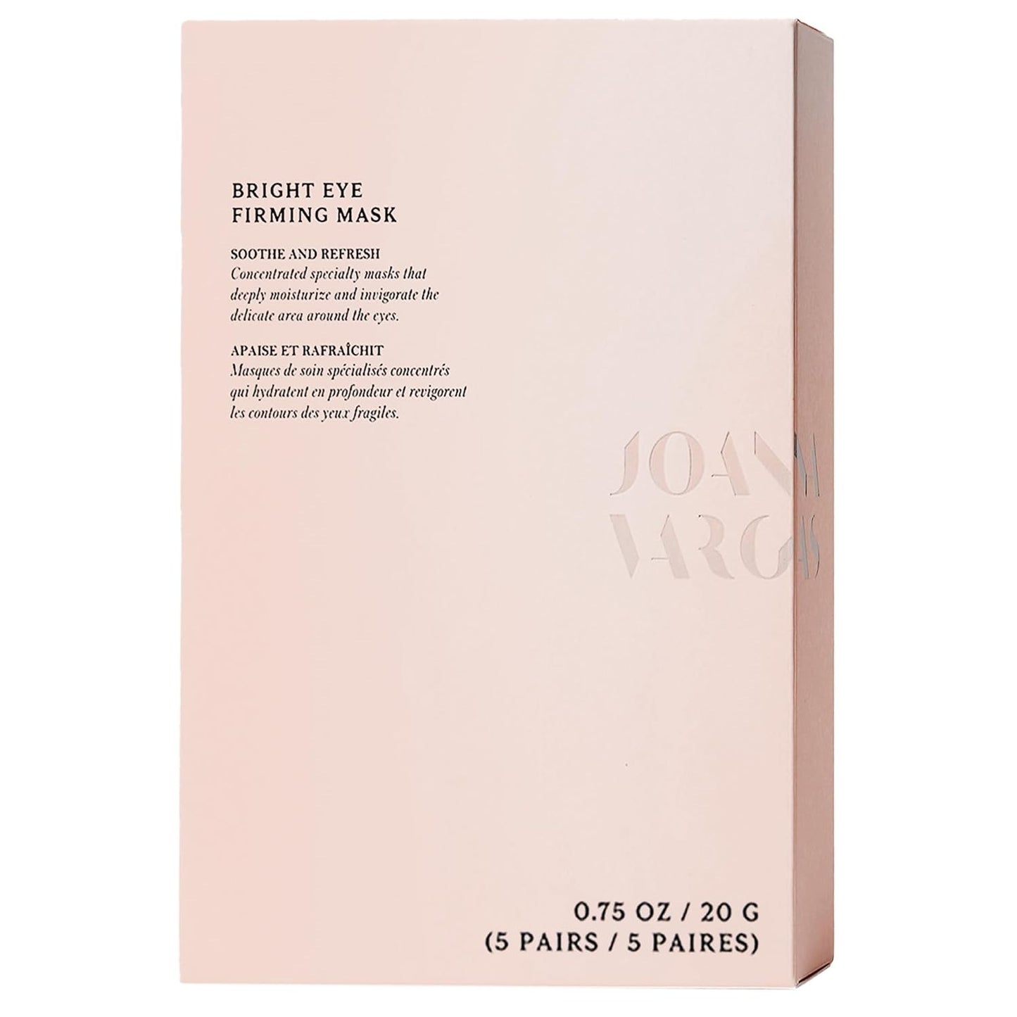 Joanna Vargas Eye Gel Mask – Hydrating Under Eye Patches with Hyaluronic Acid & Chamomile – Depuffing Eye Mask for Dark Circles, Puffiness & Fine Lines – Gel Eye Pads for Women – 5 Pairs